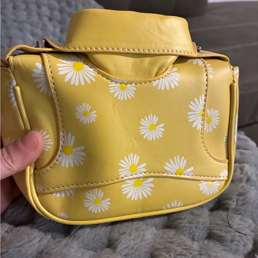 Yellow Floral Crossbody Bag - Picture 2 of 2